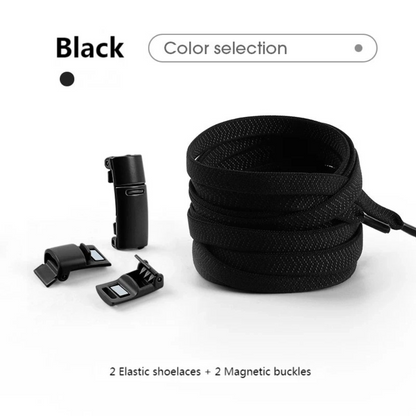 Magnetic Elastic Shoelaces